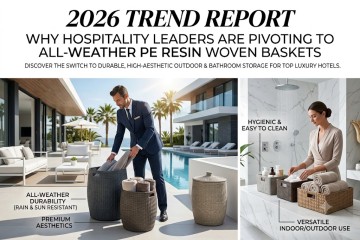 2026 Trend Report: Why Hospitality Leaders Are Pivoting to All-Weather PE Resin Woven Baskets
